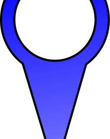 Pin Mapa Azul