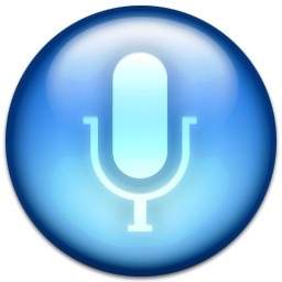 Microfono Blu Turno Segno