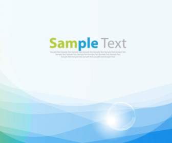 Blue Smooth Wave Vector Background