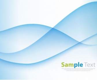 Blue Wave Background Vector Graphic
