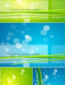 Bluegreen Glare Background Vector