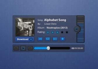 Blueprint Music Player Psd