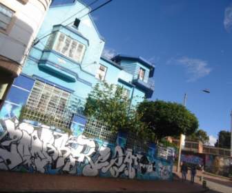 Bogota Haus Blau Blau