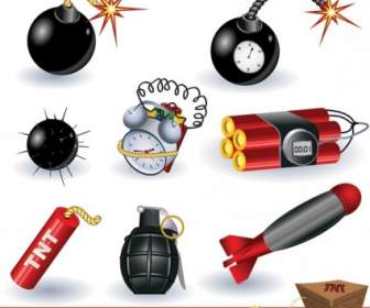 Bombs Landmines Series Vector