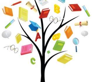 ต้นไม้แห่งความรู้หนังสือ