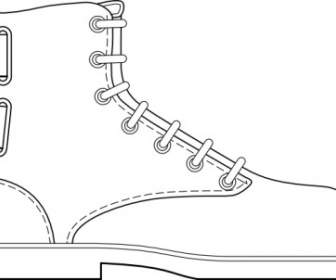 Sepatu Boot Pakaian Clip Art