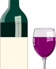 Bottiglia Di Vino Pregiato ClipArt