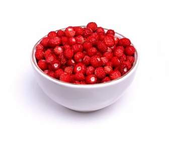 Bowl With Wild Strawberries
