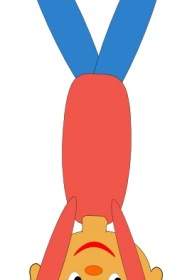 Junge Hand Stand ClipArt