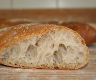 الخبز الأبيض الخبز الرغيف الفرنسي