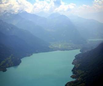 سويسرا لبحيرة Brienz برينز
