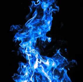 Brilliant Blue Flame Hd Bilder