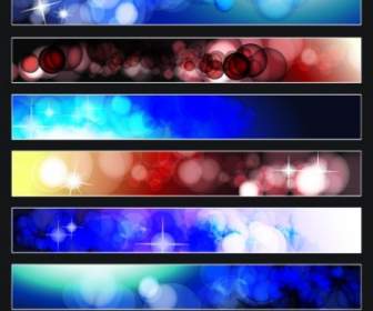 Brilliant Dynamic Banners Vector