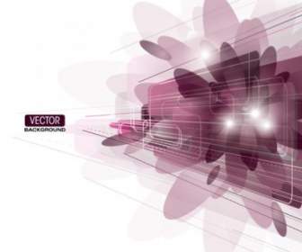 Brilliant Purple Elements Vector