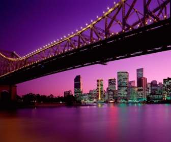 Brisbane-Tapete-Australien-Welt