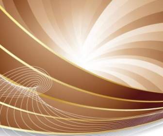Brown Dynamic Lines Of The Background Vector