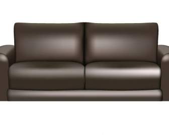Sofa En Cuir Brun
