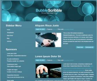 Szablon Bubblescribble