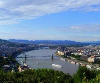 Panorama De Verano De Budapest