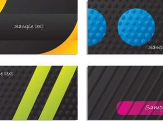 Bump Texture Background Business Card Vector