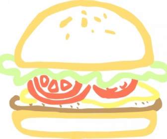 漢堡剪貼畫