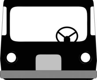 Clip Art De Autobús Vista Frontal