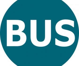 ClipArt Blau Logo Di Autobus