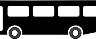 Autobus Symbol Clipartów Czarny