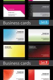 Business Card Background Vector