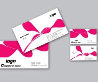 Business Card Design Template Vettoriale