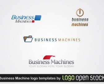 Modelo De Logotipo De Máquina De Negócios