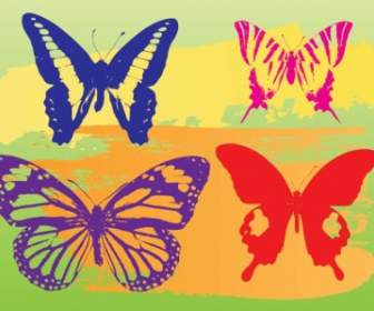 Schmetterlinge-Vektorgrafiken