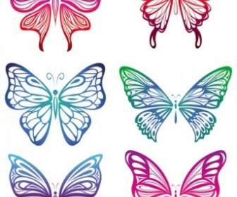 Butterfly Paper Cutting Vector