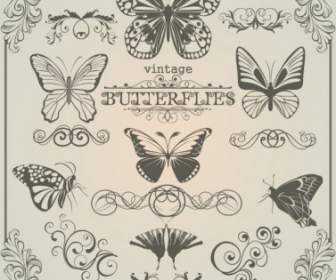 Schmetterling Muster Vektor