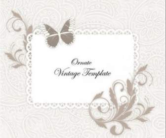 Butterfly Pattern Vector Labels