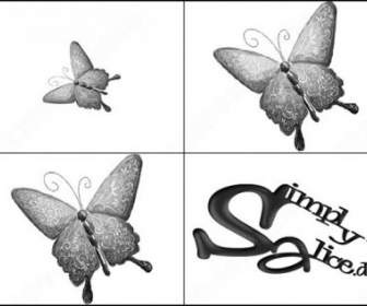 Schmetterling Photoshop Pinsel