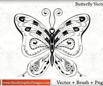 Schmetterling-Vektor