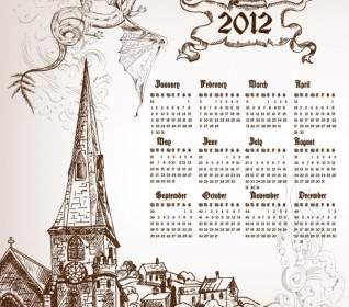 Kalender-Kalender-Vektor