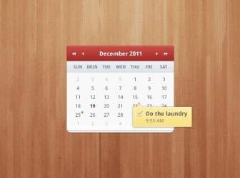Widget Calendario