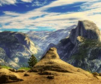 ภูเขาแคลิฟอร์เนียวอลล์เปเปอร์โลกสหรัฐอเมริกา