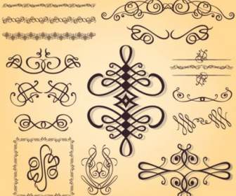 Kalligraphie-Dekorationen
