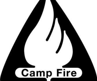 キャンプの火のロゴ