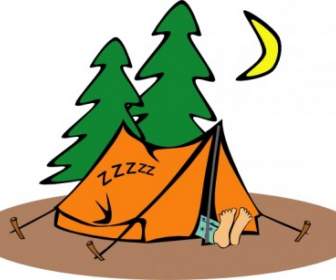 ClipArt Dormire Camper