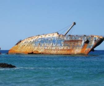 Canary Islands Shipwreck Ship
