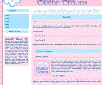 Candii 雲テンプレート
