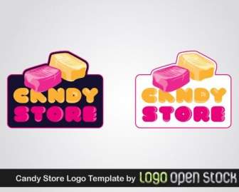 Candy Shop Logo Vorlage