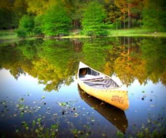Canoe Water Nature