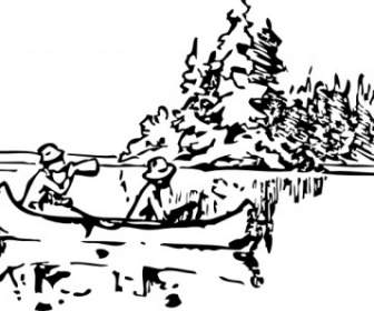 Canoeing Clip Art