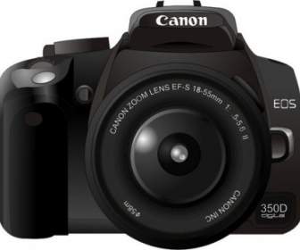 Canon350d Aparat Fotograficzny Wektor