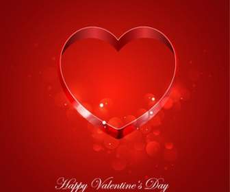Cartão Para Dia Dos Namorados Com Coração